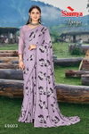 Saumya By Ajaya Designer Dull Moss Double Printed Sarees Catalog
